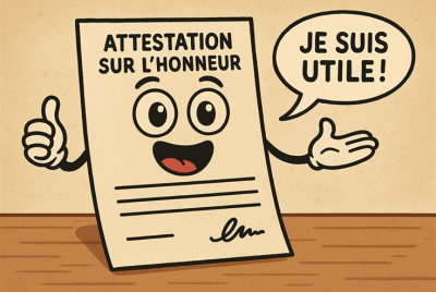 Attestation sur l’honneur : est-ce une exigence manifestement inutile ?