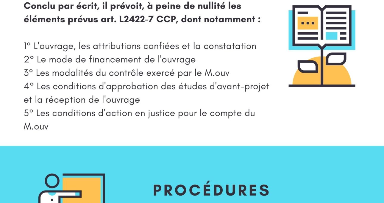 Le mandat de maîtrise d’ouvrage