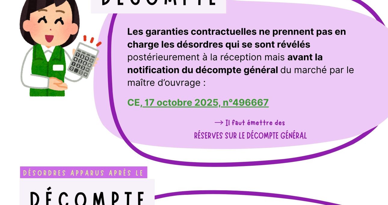 Quels désordres sont couverts par mes garanties ?