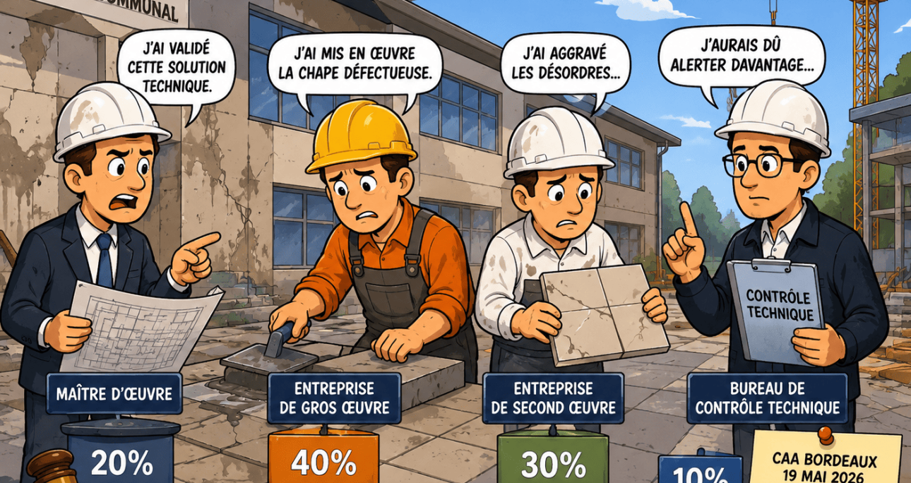 Désordres de construction : le contrôleur technique rappelé à son devoir d’alerte