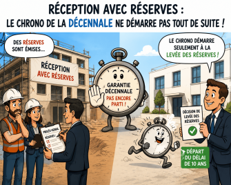 Réception sous réserves : attention au faux départ de la garantie décennale
